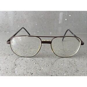 MODERN OPTICAL KEVIN Brown METAL AVIATOR STYLE EYEGLASSES 56-18-140 FRAMES ONLY